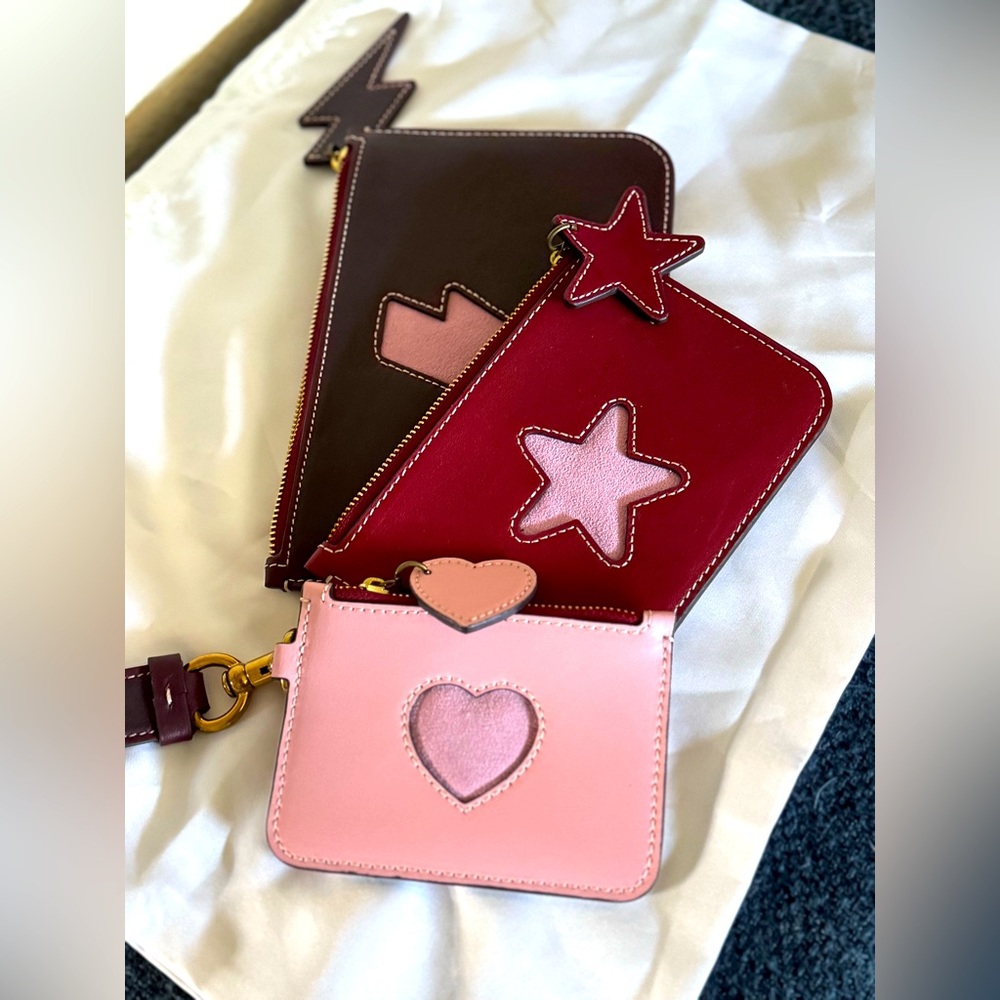 Trio Pouch Set With Cut Outs ⭐️ ♥️ ⚡️ - Picture 6 of 8